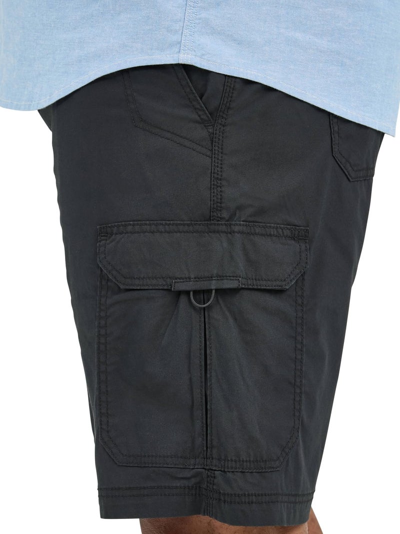 Lee Men's Big & Tall Extreme Motion Crossroad Cargo Short, Black, 50 - Image 5